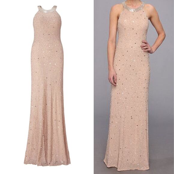 NWT ADRIANNA PAPELL DRESS GOWN 14 MOTHER OF THE BRIDE FORMAL EVENING WEDDING - Picture 2 of 14